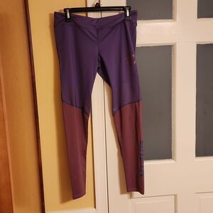 Virus Women's ECO21 Stay Cool Compression Leggings Purple Two-Tones Size L